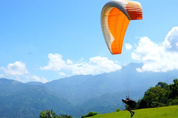 Paragliding in india