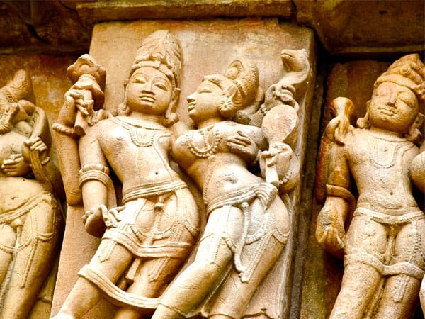 Sculptures on Temples khajuraho