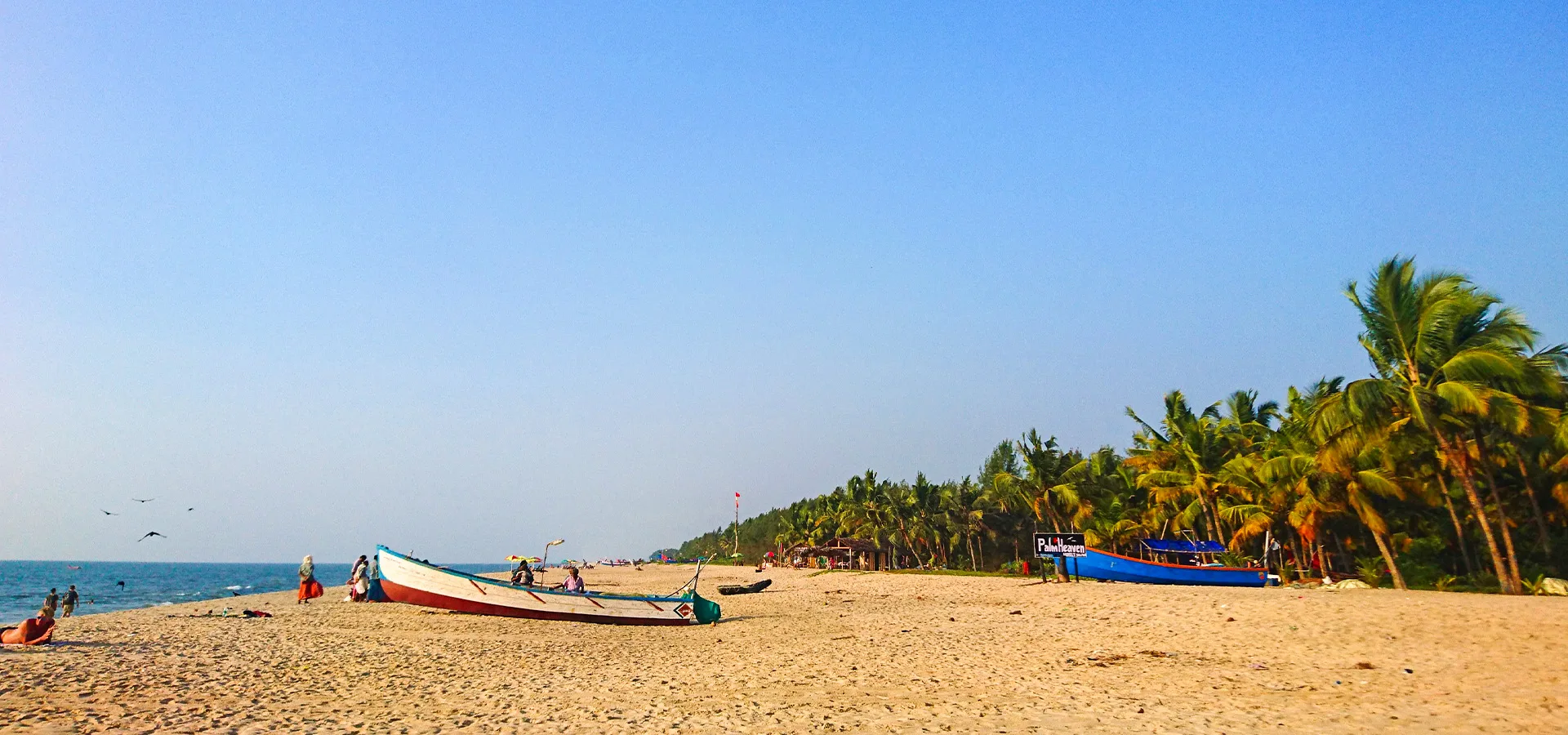 Kovalam Beach Kerala Arabian Sea crescent shore