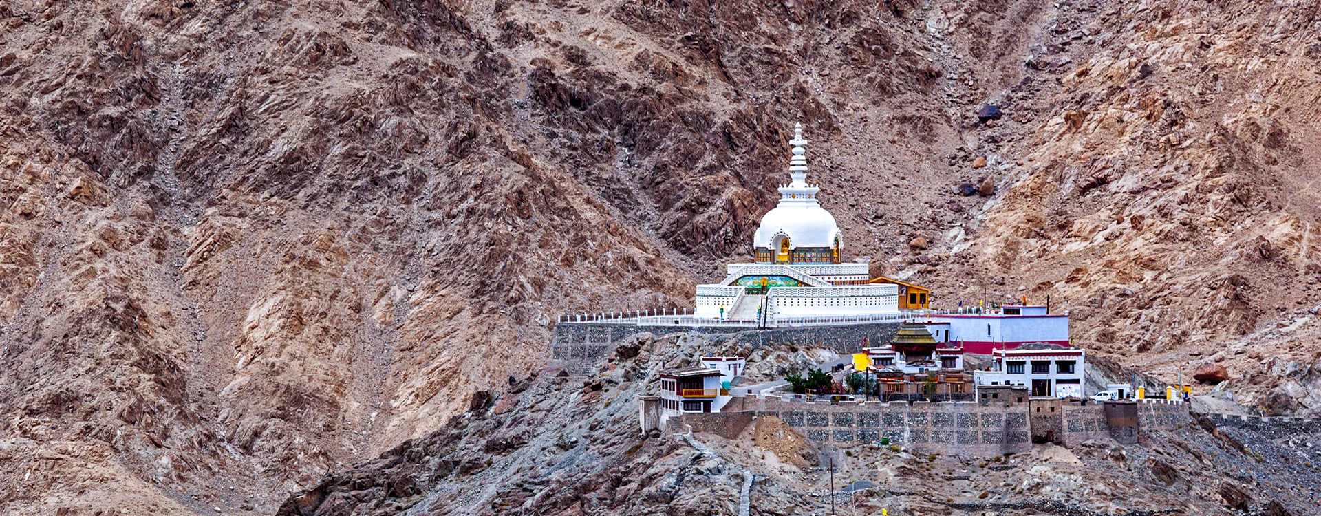 Leh Ladakh monastery Shanti Stupa Khardung La High Passes