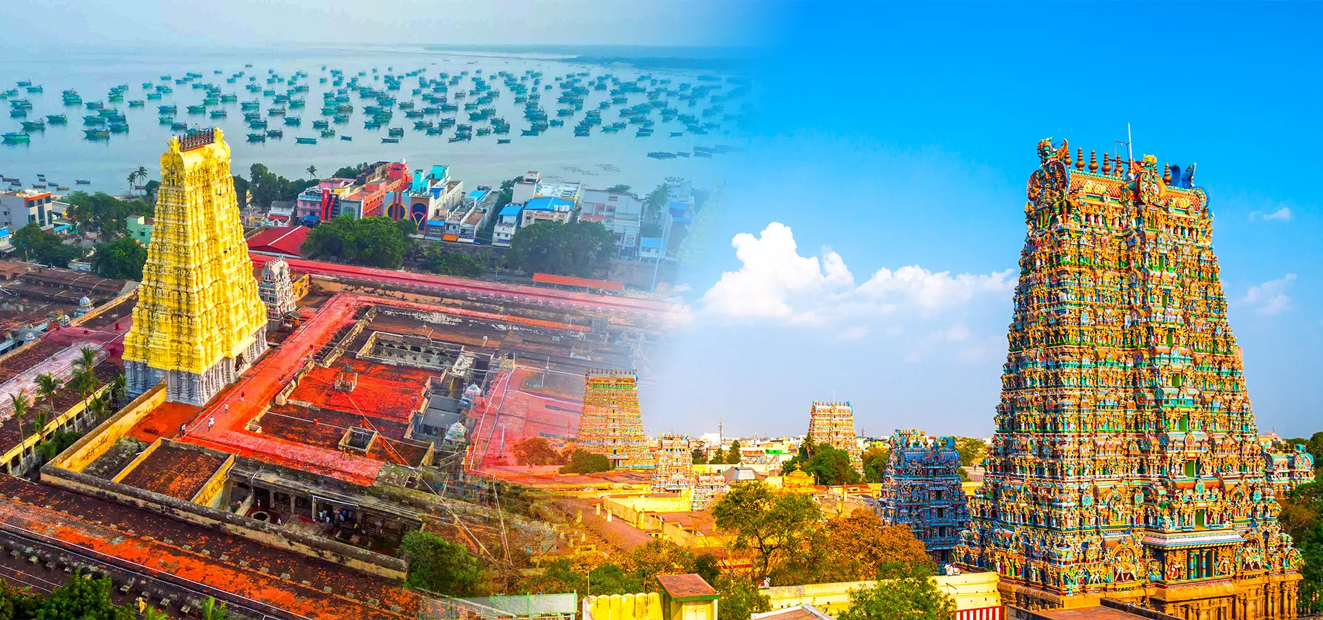 Rameshwaram, Madurai & Srisailam